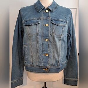NWT Dreamer Washed Denim Jacket (Blue) - Jones New York Signature